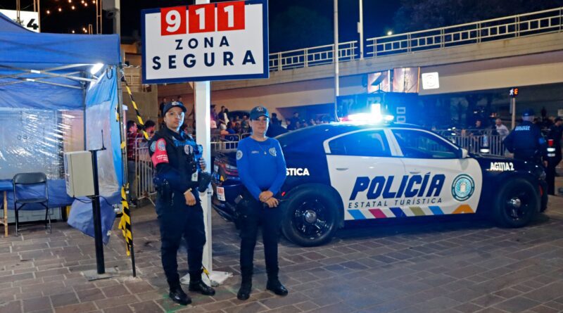 POLICÍA ROSA CUIDA DE LAS MUJERES EN LA FERIA NACIONAL DE SAN MARCOS